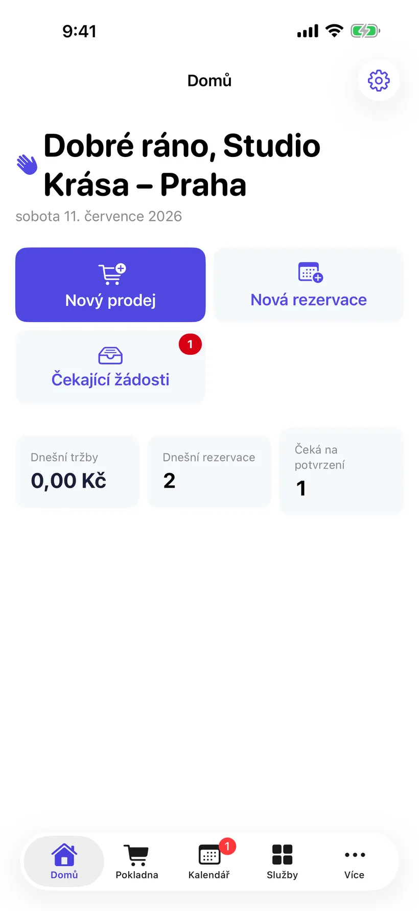 Celý salon na první pohled